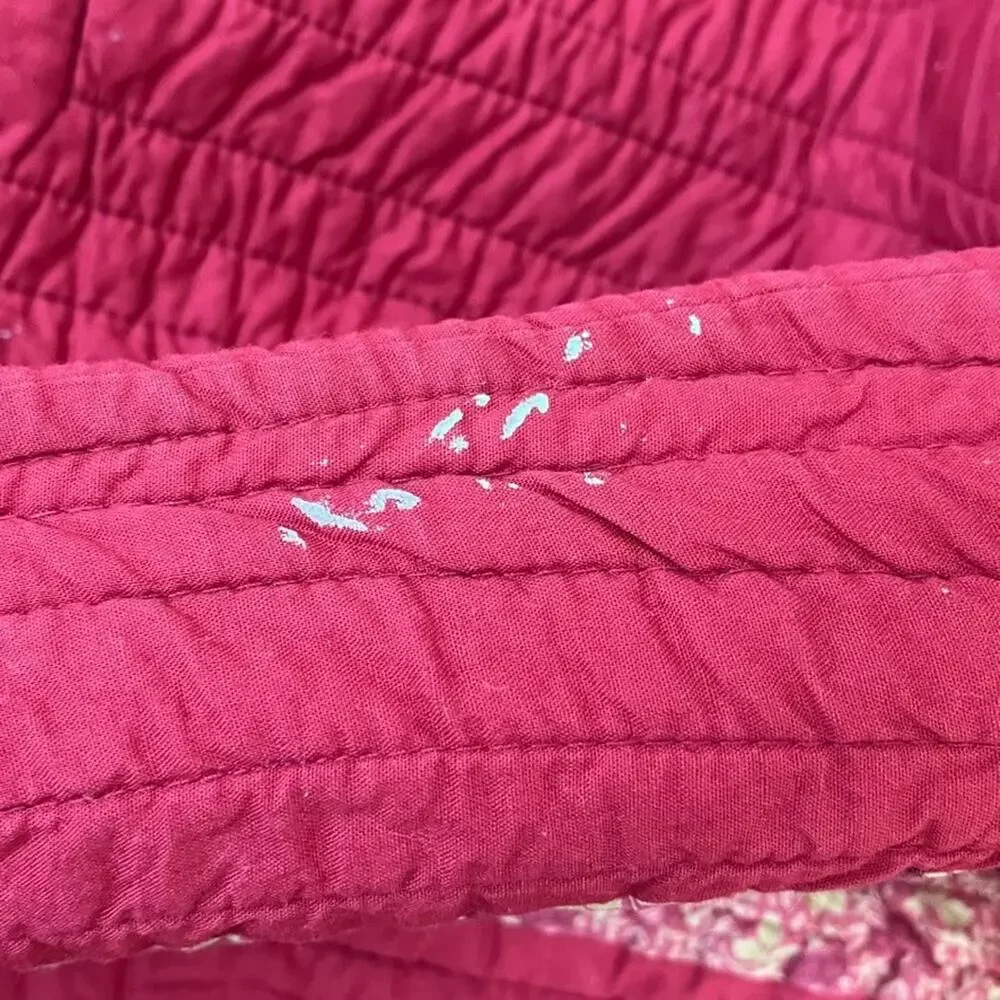 JCPENNEY Home Collection Red Roses Cotton Quilt 118